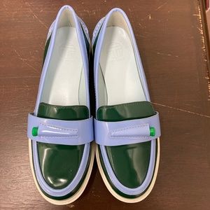 Women Tory Burch color block loafers